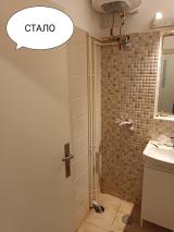 Результат переделки в ванной комнате стоматологического кабинета. Теперь это часть парикмахерской Результат переделки в ванной комнате стоматологического кабинета. Теперь это часть парикмахерской