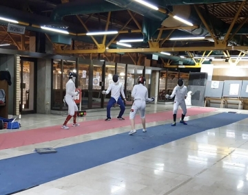 Тренировки по фехтованию Алёна Стоянович